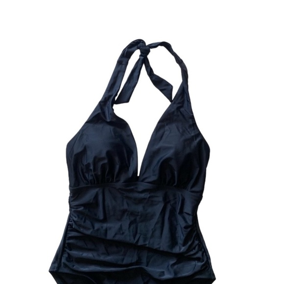DKNY One Piece Halter Swimsuit, Size Medium - Picture 3 of 8